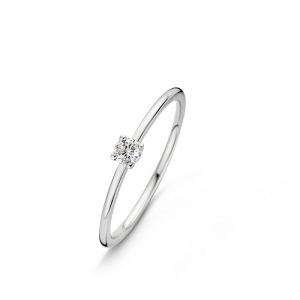 Bague solitaire diamants - Henriette