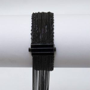 Bracelet Elina - Argent rhodié noir