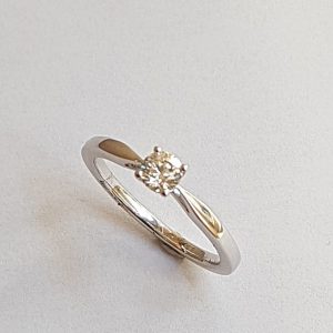Bague Solitaire Delisia - Diamants et or