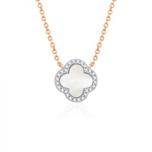 Collier Ivy - Or, Diamants & Résine