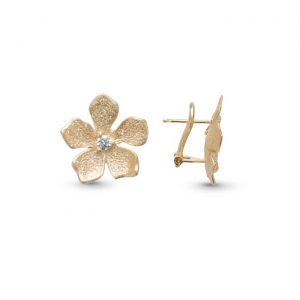 Boucles d'oreilles Francelina - Argent doré