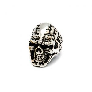 Bague "Tête de Mort" Hadès - Argent